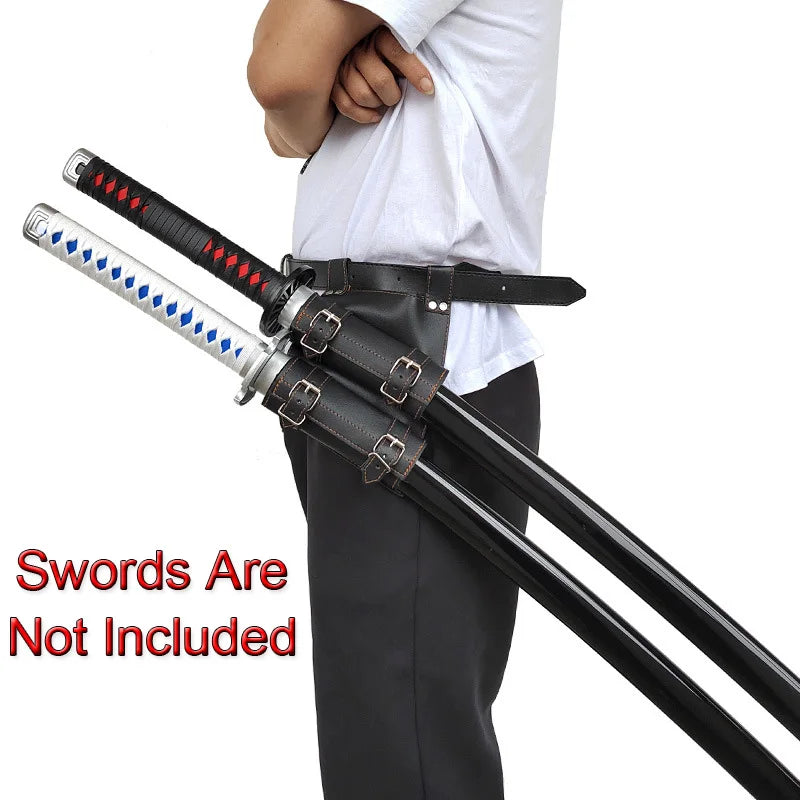 Hot Selling 3 Leather Belt Cosplay Katana Sword Wooden Knife PU Accessories Anime Sword Special Belt Belt