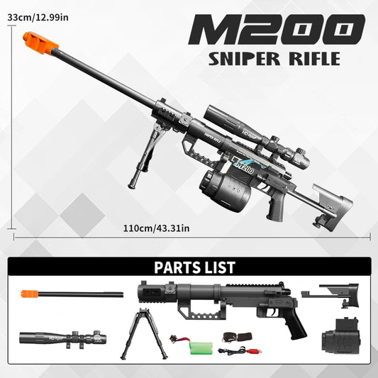 Gel Toy Gun Blaster Automatic, Electric Splatter Ball Toy Gun With Goggles, Fun Shooting Games(Without Water Bead)